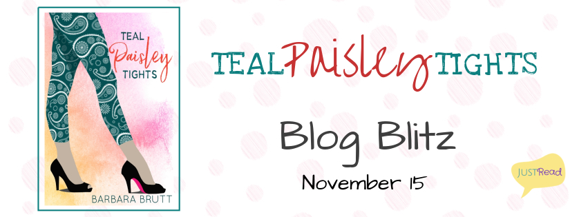 SPOTLIGHT: Teal Paisley Tights by Barbara Brutt