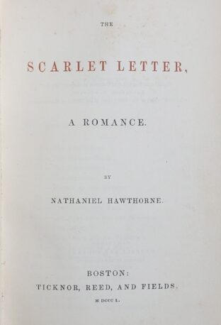 BOOK REVIEW:  The Scarlet Letter by Nathaniel Hawthorne